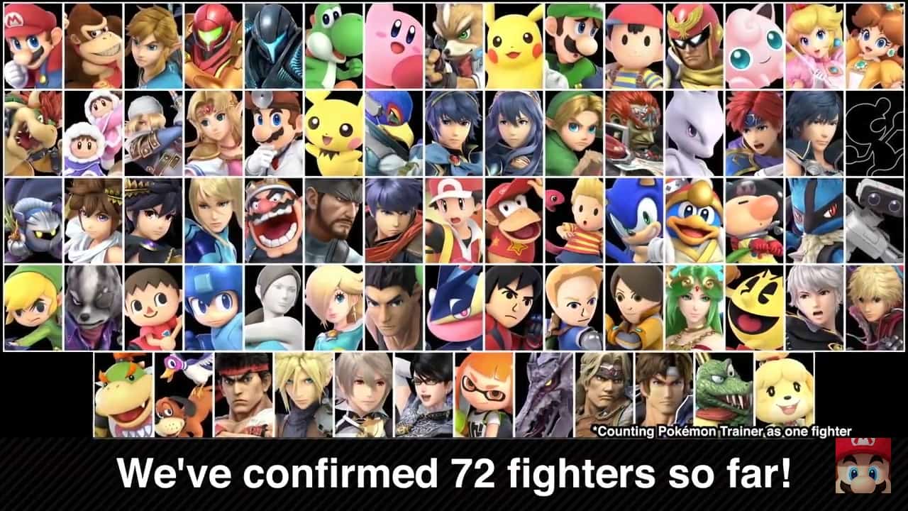 Super Smash Bros Ultimate Roster
