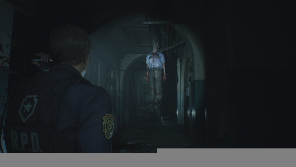 Resident Evil 2 Police Officer Hanging
